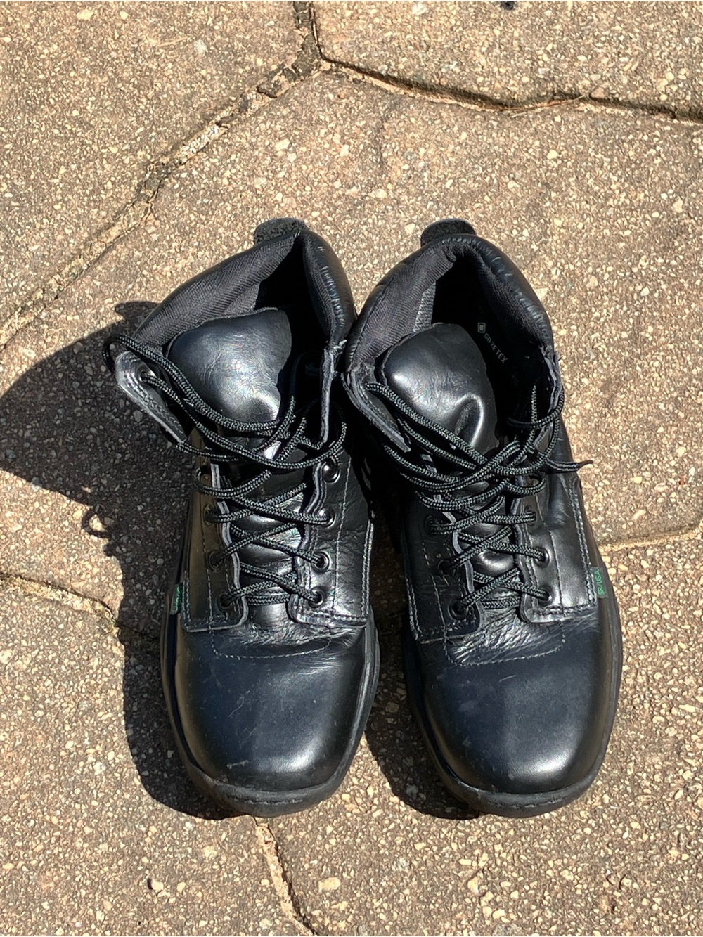 Reebok Black Men's Lace-Up Work Boots